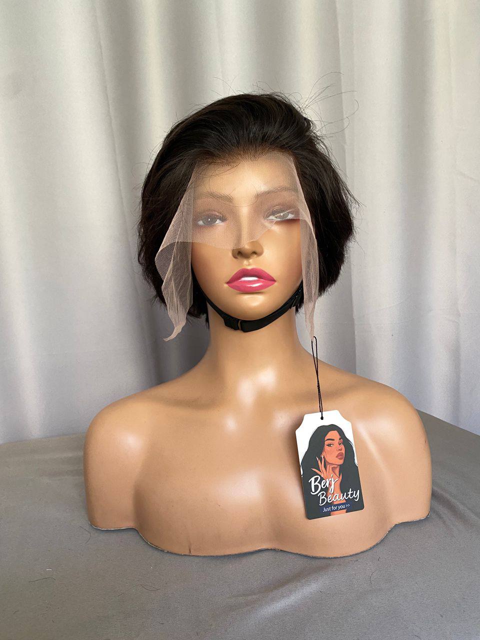 13x4 Short Pixie Wig – HD Lace Front, 100% Human Hair